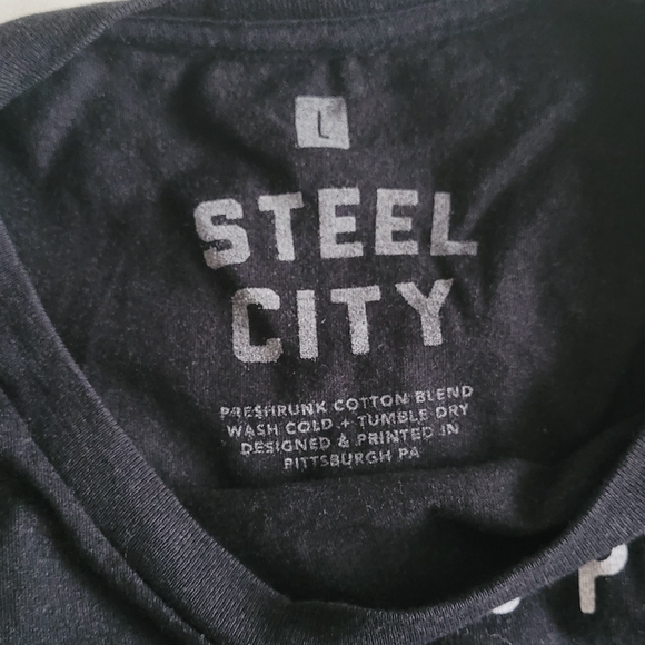 Steel City Brand Tee, Unisex Size L - Picture 2 of 3